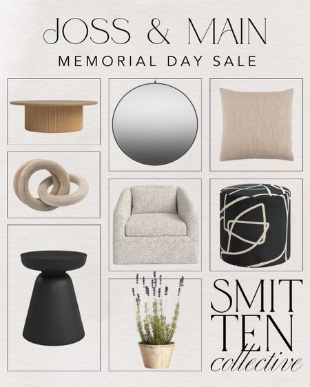 Joss & Main brand Memorial Day sale is going on! Grab these home decor items on sale for a limited time! Included this side table, coffee table, accent chair, ottoman, throw pillow, mirror, faux plant, chain link decor and more.

Joss & Main, wayfair joss & main, joss & main Memorial Day sale, side table, home decor, Memorial Day week, Memorial Day sale, Memorial Day deals, home decor, home decor sales, living room decor,  bedroom decor, trending home decor, best sellers

#LTKHome #LTKSaleAlert #LTKSeasonal