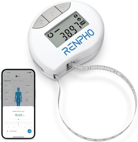RENPHO Body Measuring Tape, Smart Tape Measure for Weight Loss, Bluetooth Fitness Equipment with ... | Amazon (US)