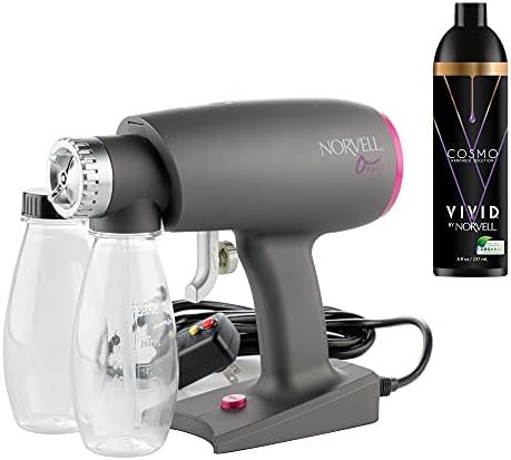 Oasis Spray Tan Machine Kit Bundled with Norvell Cosmo Airbrush Spray Tanning Sunless Solution | Amazon (US)