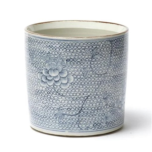 BLU083-CH Blue &amp; White Chrysanthemum Vase &amp; Planter | Walmart (US)