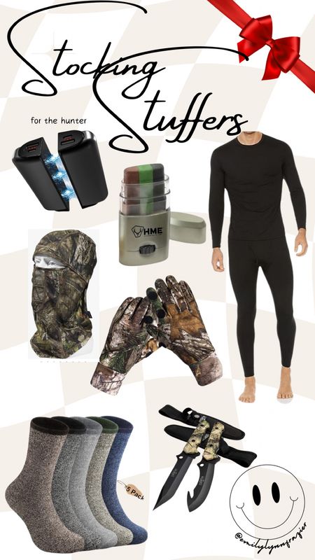 Stocking stuffers for the people who love hunting! 

Hand warmers, gloves, thermals and all the smaller stuff will fit in their stockings!

#LTKGiftGuide #LTKSeasonal #LTKHoliday