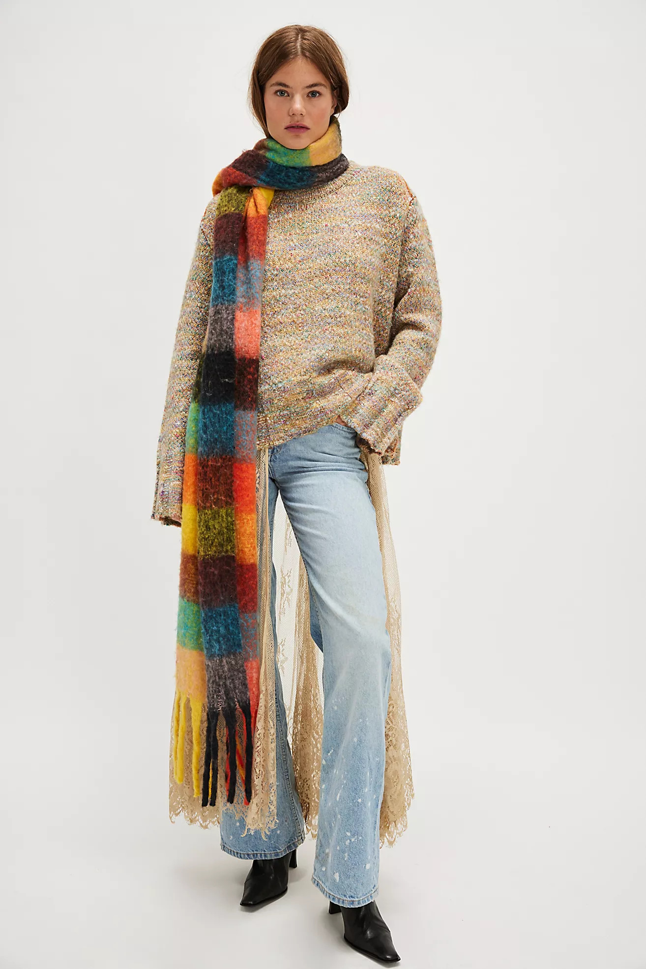 Coming Home Plaid Scarf | Free People (Global - UK&FR Excluded)
