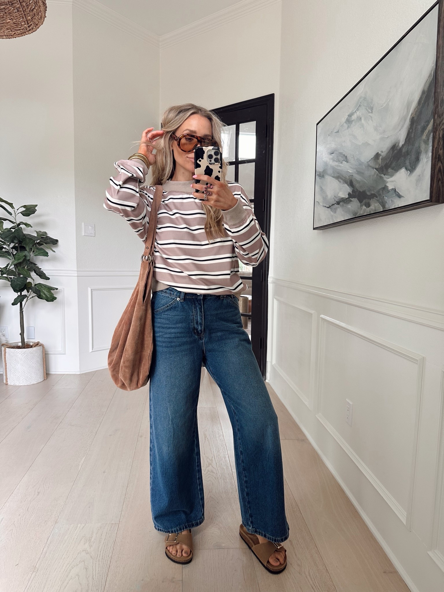 OOTD 🤎 Ft Amazon
Wearing s top // tts in jeans 

#LTKSpringSale #LTKdayinmylife #LTKootd