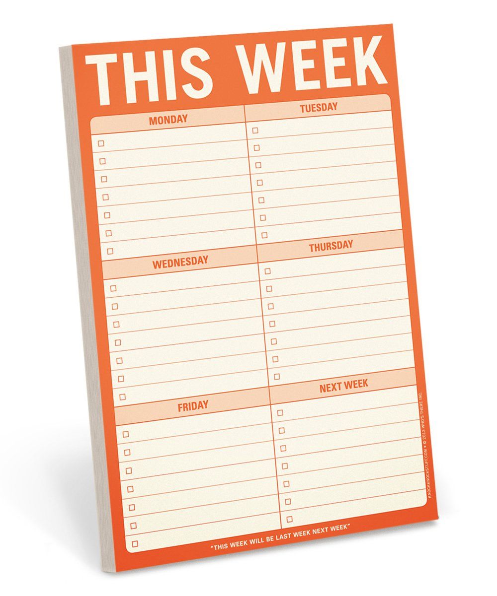 'This Week' Notepad | zulily