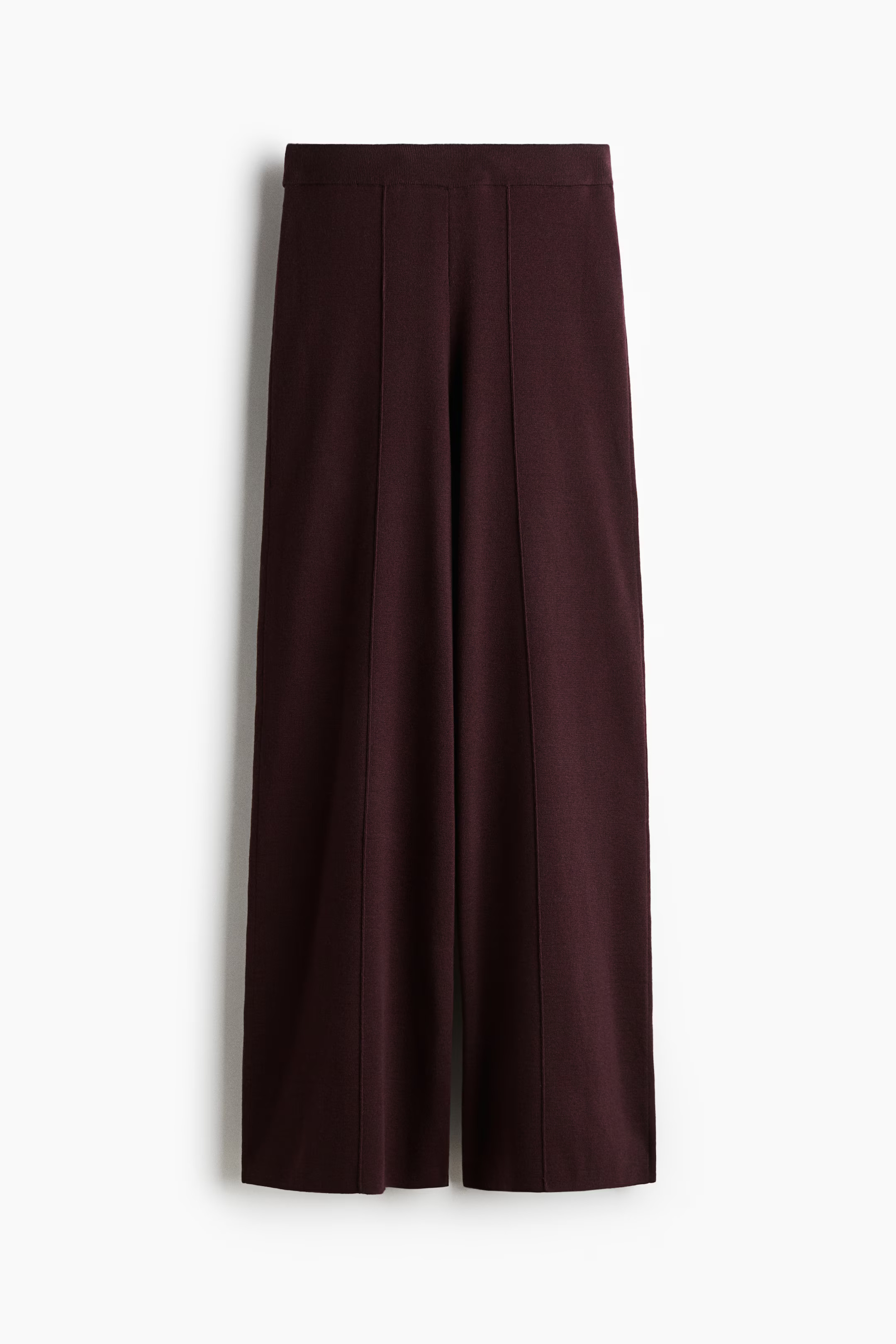 Wide fine-knit trousers | H&M (UK, MY, IN, SG, PH, TW, HK)
