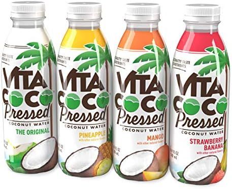 Vita Coco Coconut Water, Pressed Sampler Pack | Impossible To Hate | Smooth, Refreshing Coconut T... | Amazon (US)