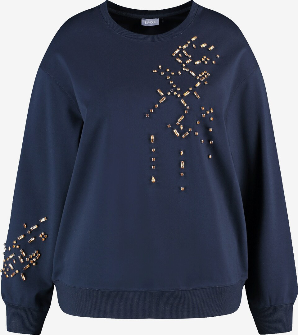 SAMOON Sweatshirt in Marine | ABOUT YOU | ABOUT YOU NL