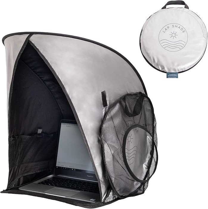 Laptop Sun Shade for Working Outside | Glare Blocker | Heat Reflective | Waterproof | Fits up to ... | Amazon (US)