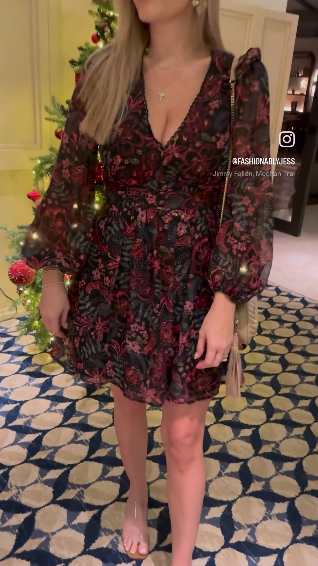 Beautiful holiday dress under $100 and just marked on further sale wearing a size small

#LTKGiftGuide #LTKover40 #LTKHoliday