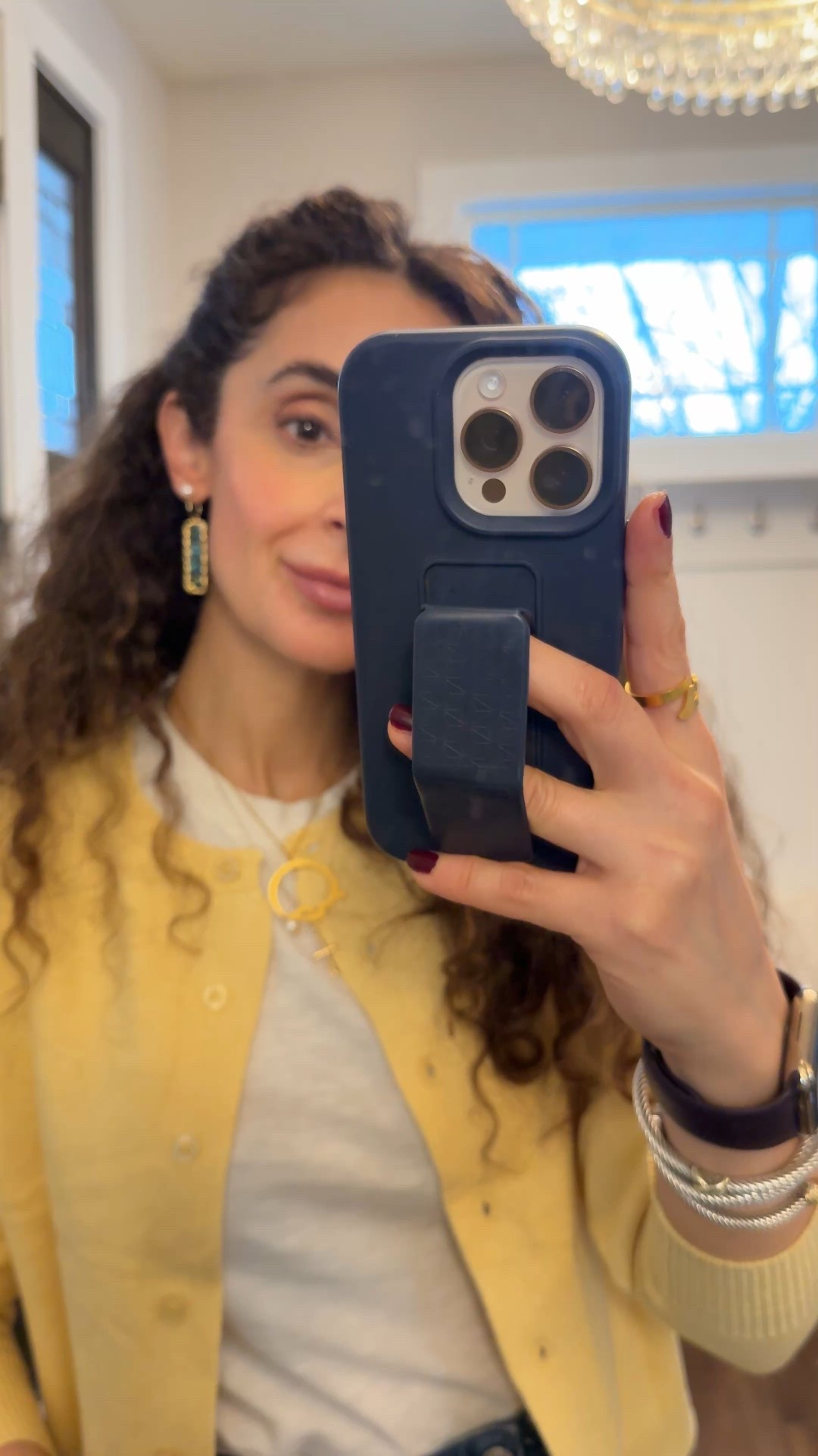 Saturday causal mom’s look. Love the jeans, they are stretchy and fit nicely. I’m wearing size 2. 
Cardigan is size small. Love the color for the spring. Jeans and cardigan are from Amazon. White tee is from quince size xs. 

#LTKmomlife #LTKootd #LTKOver40