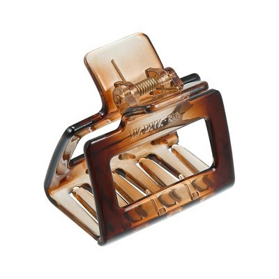 Unique Bargains Women's 2.05" Claw Clip Hair Accessories No Slip Grip Plastic Brown 1 Pc | Target