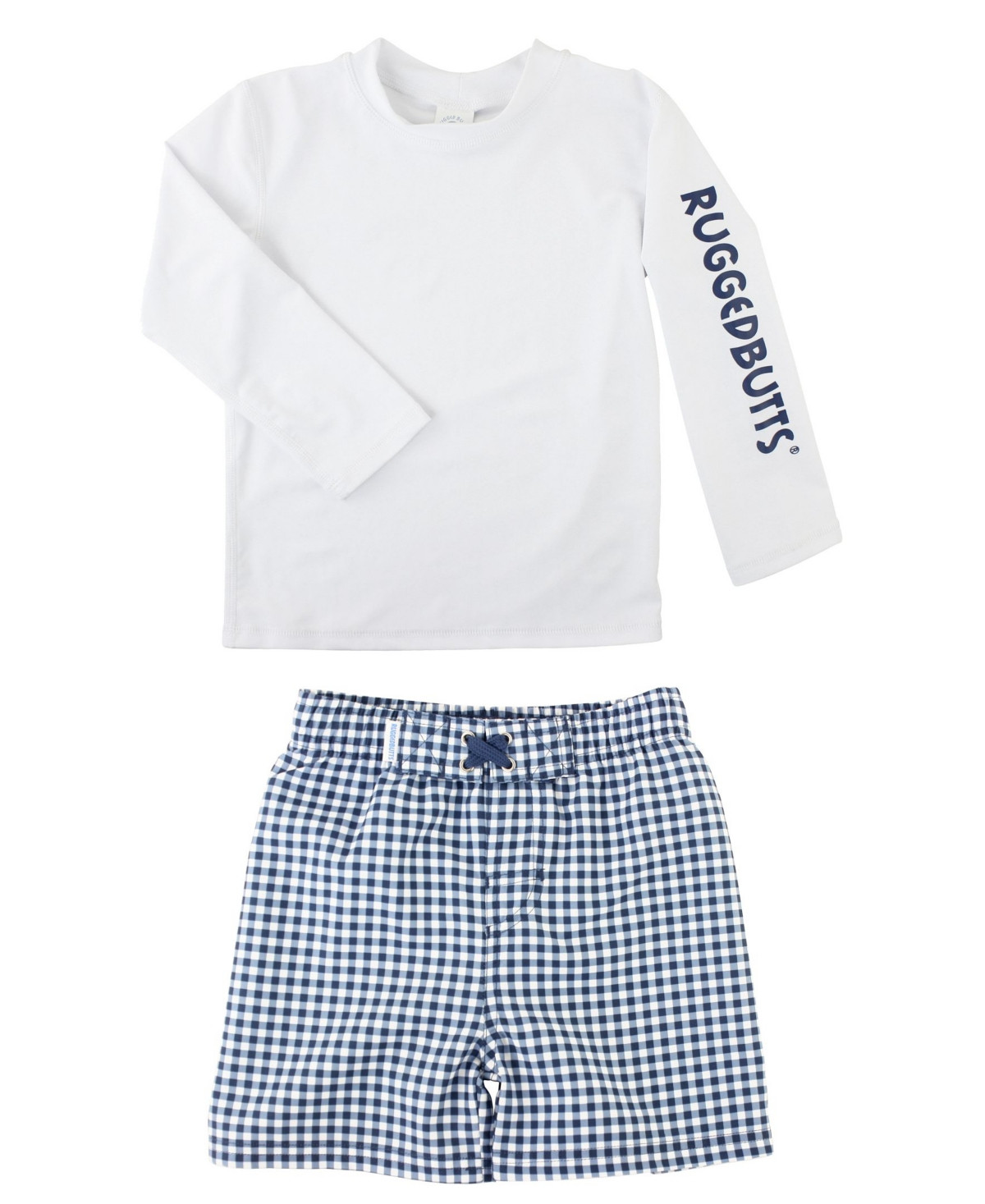 Baby Boys Rashguard T-shirt and Swim Trunk, 2 Piece Set | Macys (US)