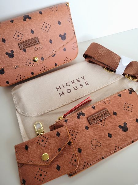 3 piece set Mickey Mouse Disney Crossbody Bag - I'm sooo excited to use this today 😍 I was nervous about the color since it looked more orange online but this is the perfect brown (also comes in a dark brown which is equally beautiful 😍) It came in this cute lil dust bag.. it has a card holder that hooks onto the strap, a lil wallet / cosmetics bag, & the bag itself which has 3 card slots on the inside! I love it & now want the other color as well 🤪 Remember you can always get a price drop notification if you heart a post/save a product 😉 

✨️ P.S. if you follow, like, share, save, subscribe, or shop my post (either here or @coffee&clearance).. thank you sooo much, I appreciate you! As always thanks sooo much for being here & shopping with me 🥹 

| ltk spring sale, Easter, Wedding Guest Dress, Spring Outfit, Dress, St. Patrick's Day Outfit, Maternity, Jeans, Vacation Outfit, Date Night Outfit, Swimsuit, target, amazon, walmart, target home, walmart home, amazon home, amazon fashion, amazon finds, target finds, walmart finds, opalhouse, threshold, hearth and hand with magnolia | #ltkspringsale #ltkmostloved #LTKxPrime #LTKxMadewell #LTKCon #LTKGiftGuide #LTKSeasonal #LTKHoliday #LTKVideo #LTKU #LTKover40 #LTKhome #LTKsalealert #LTKmidsize #LTKparties #LTKfindsunder50 #LTKfindsunder100 #LTKstyletip #LTKbeauty #LTKfitness #LTKplussize #LTKworkwear #LTKswim #LTKtravel #LTKshoecrush #LTKitbag #LTKbaby #LTKbump #LTKkids #LTKfamily #LTKmens #LTKwedding #LTKeurope #LTKbrasil #LTKaustralia #LTKAsia #LTKxAFeurope #LTKHalloween #LTKcurves #LTKfit #LTKRefresh #LTKunder50 #LTKunder100 #liketkit @liketoknow.it https://liketk.it/4AZCR