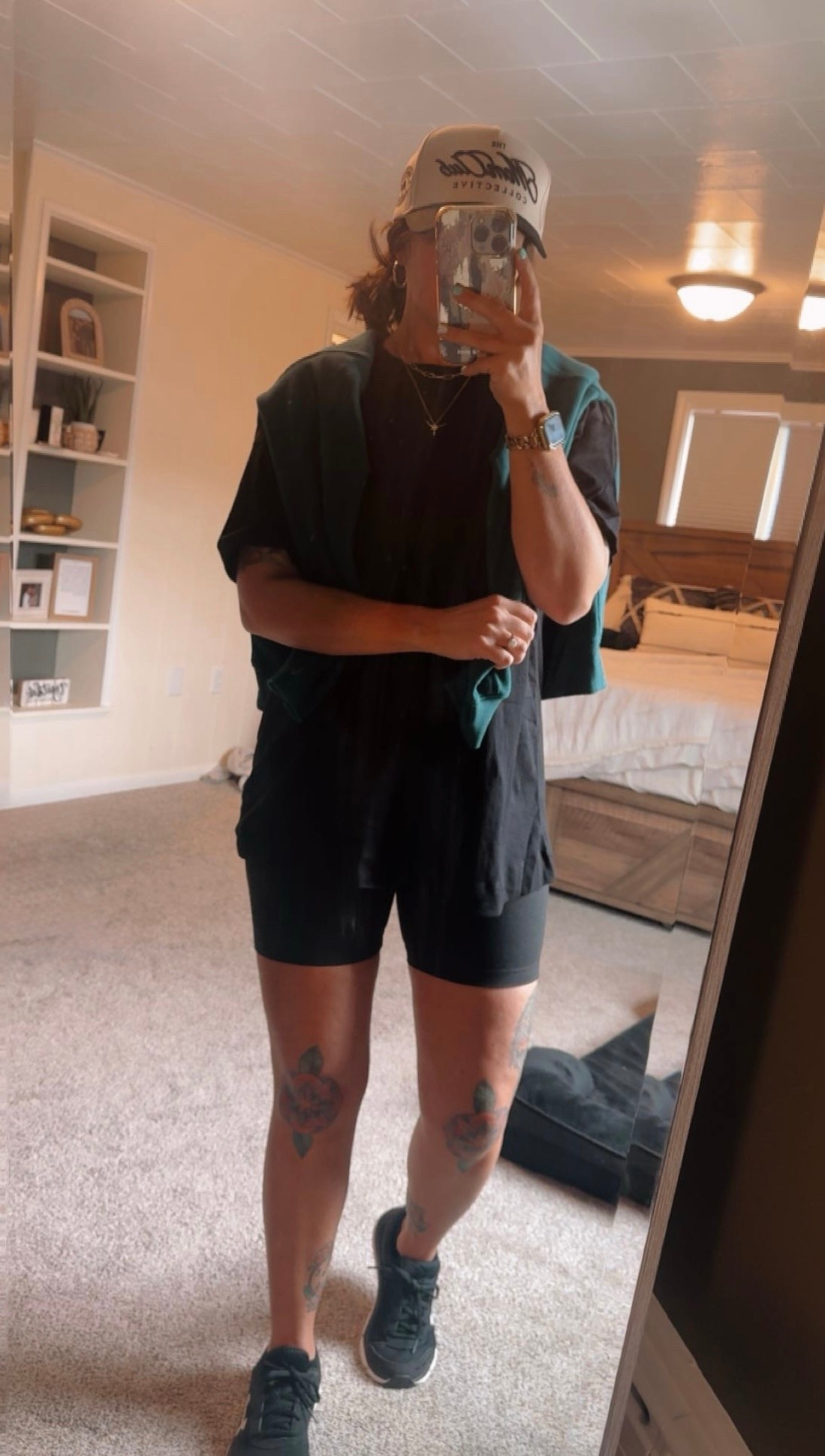 Casual look 
Old navy 
Old navy oversized tees 
Biker shorts 
Oversized sweatshirt 


#LTKActive #LTKBump #LTKFindsUnder50