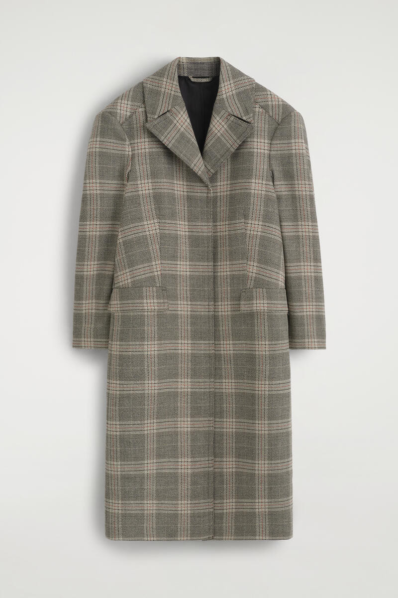 Checked Tailored Long Coat | COS (US)