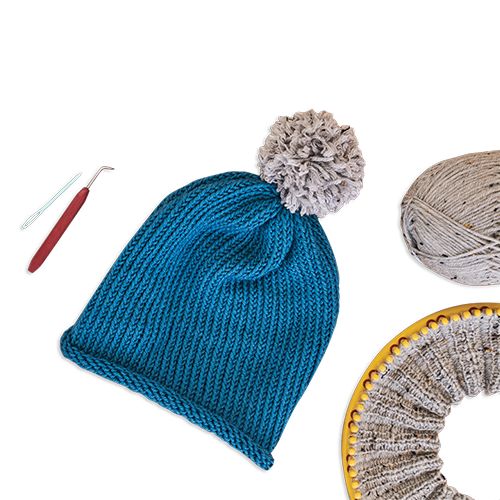 Loom-Knitted Hats | KiwiCo | KiwiCo