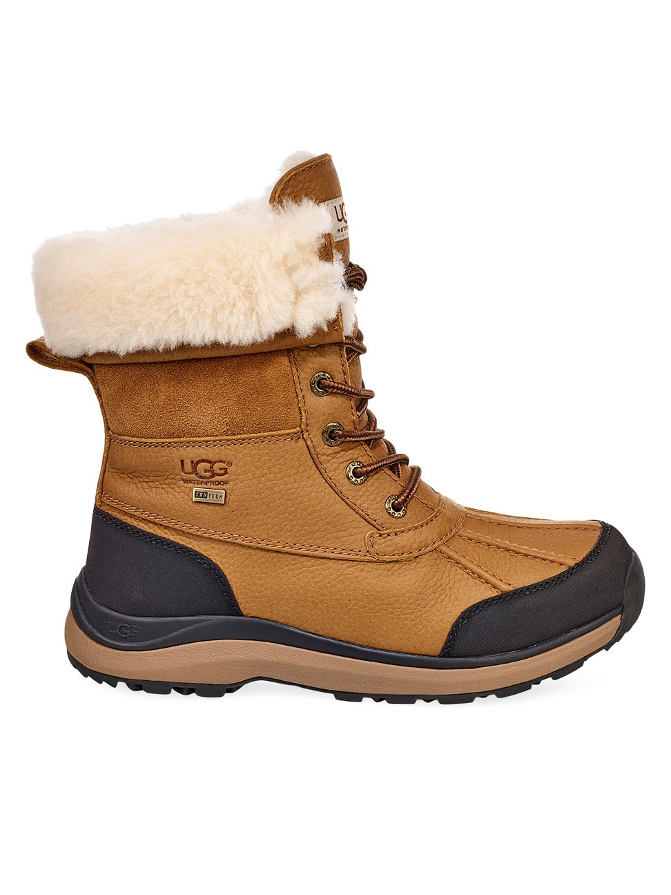 Women's Adirondack III Faux Shearling-Lined Leather Boots - Chestnut - Size 5.5 | Saks Fifth Avenue
