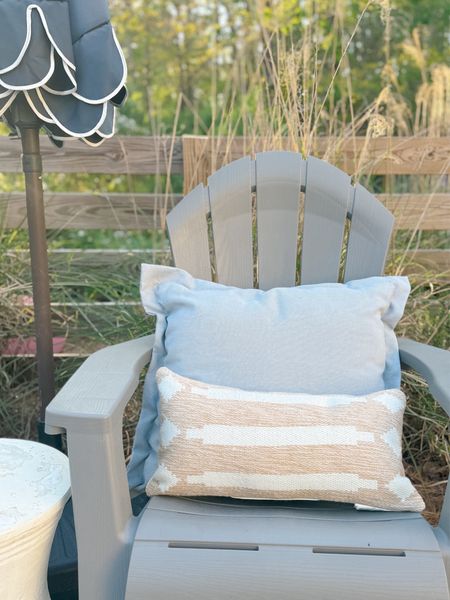 Cute outdoor lumbar pillow! Coastal outdoor pillow . 

#LTKhome #LTKxTarget #LTKfindsunder50