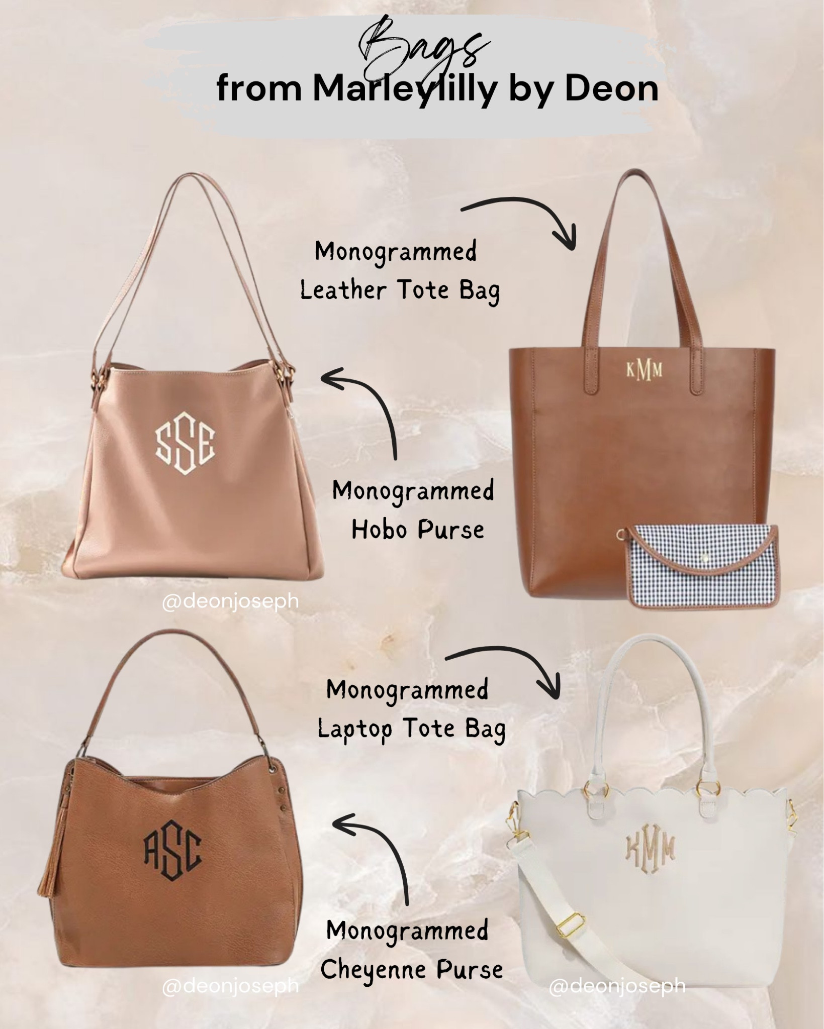 Check out these personalized bags from Marleylilly.. 

#LTKItBag #LTKSaleAlert #LTKFindsUnder100