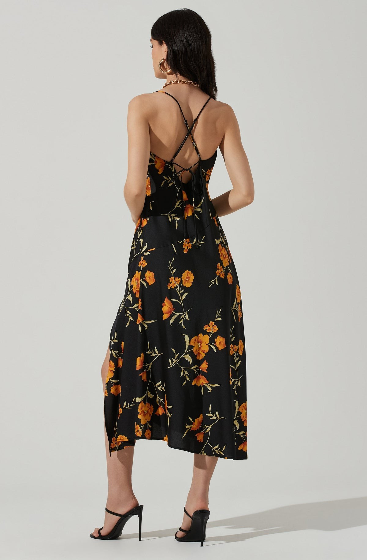 Gaia Floral Midi Dress | ASTR The Label (US)
