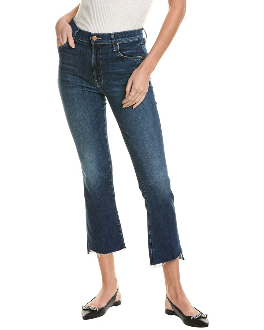 MOTHER The Insider Step Fray Teaming Up Crop Jean | Shop Simon