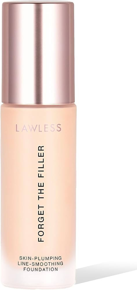 LAWLESS Women's Forget the Filler Skin-Plumping Line-Smoothing Foundation, 2F, fair with neutral ... | Amazon (US)