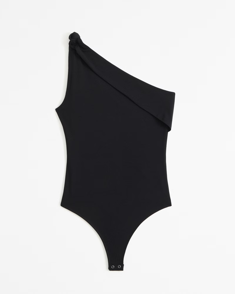 Women's Asymmetrical Draped Bodysuit | Women's Tops | Abercrombie.com | Abercrombie & Fitch (US)