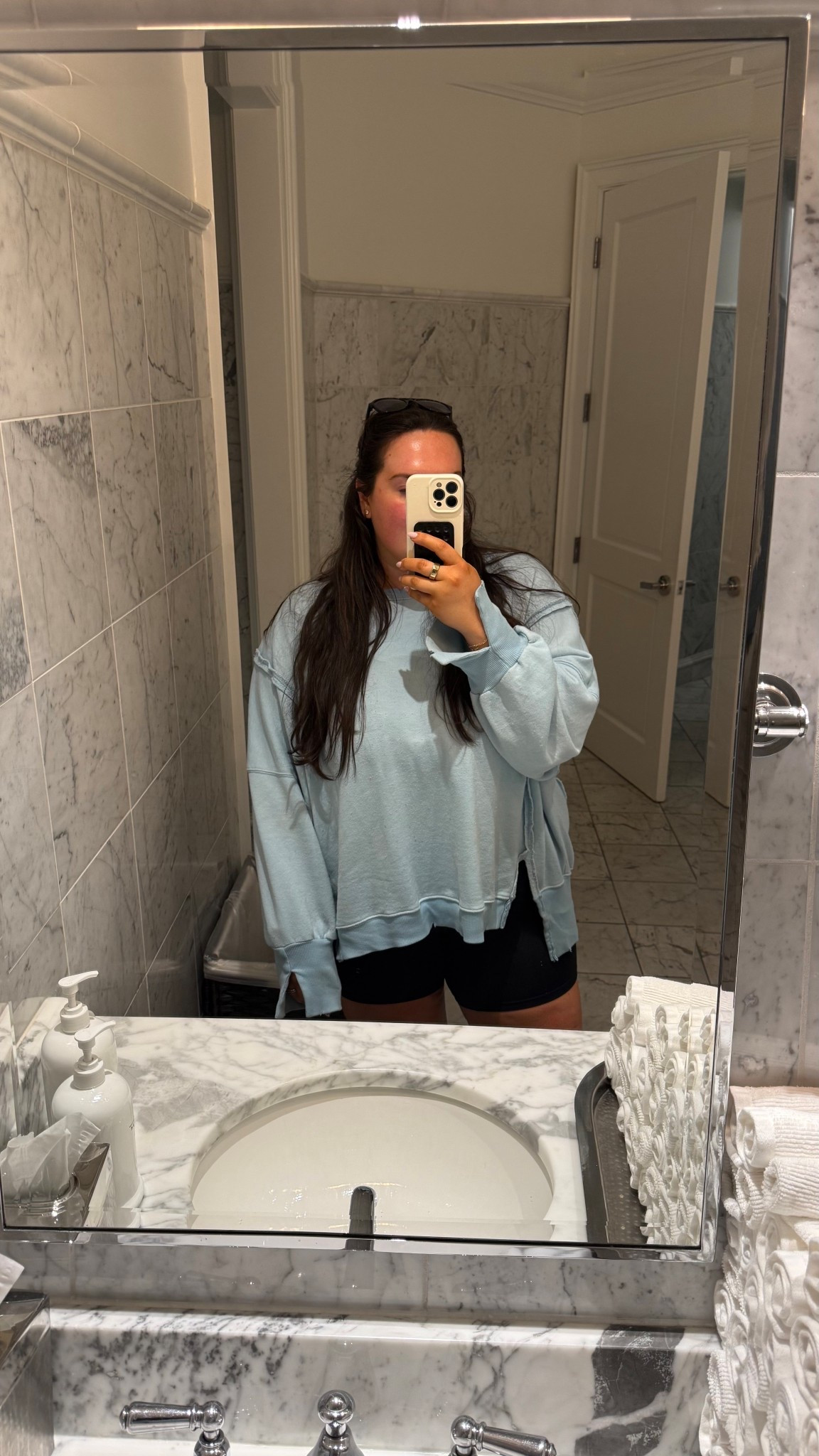 the easiest travel outfit 

#LTKdayinmylife #LTKMidsize #LTKTravel