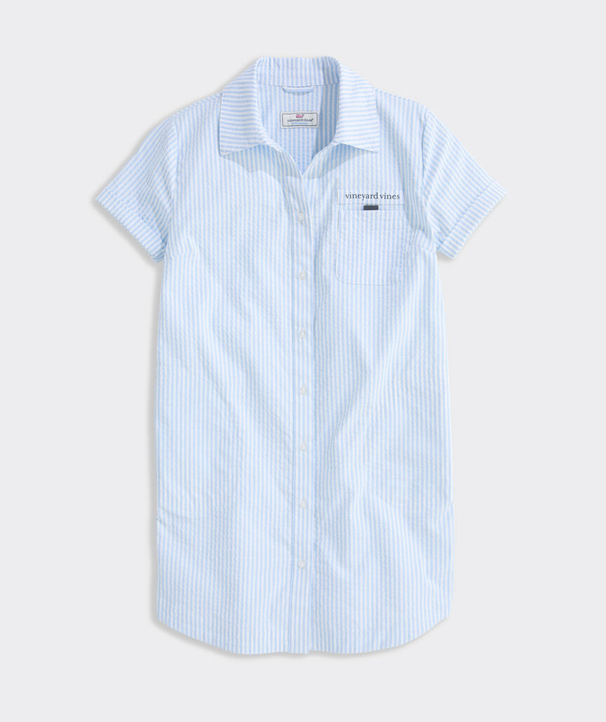 Girls' Short-Sleeve Harbor Cover-up | vineyard vines