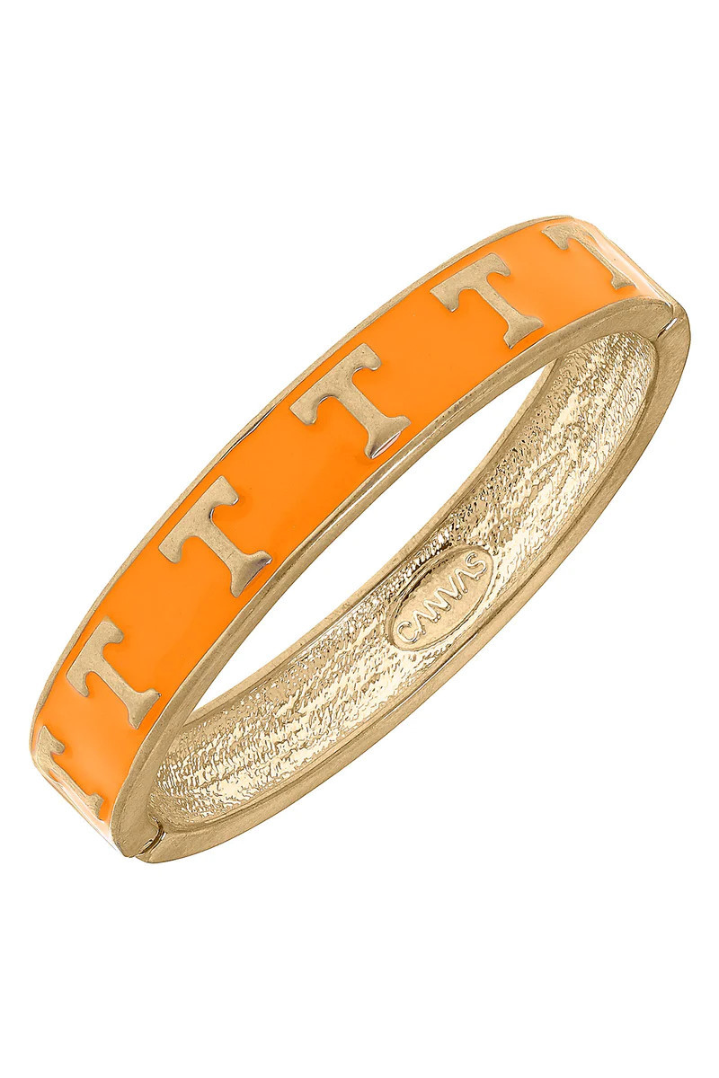 Tennessee Volunteers Enamel Logo Hinge Bangle | CANVAS