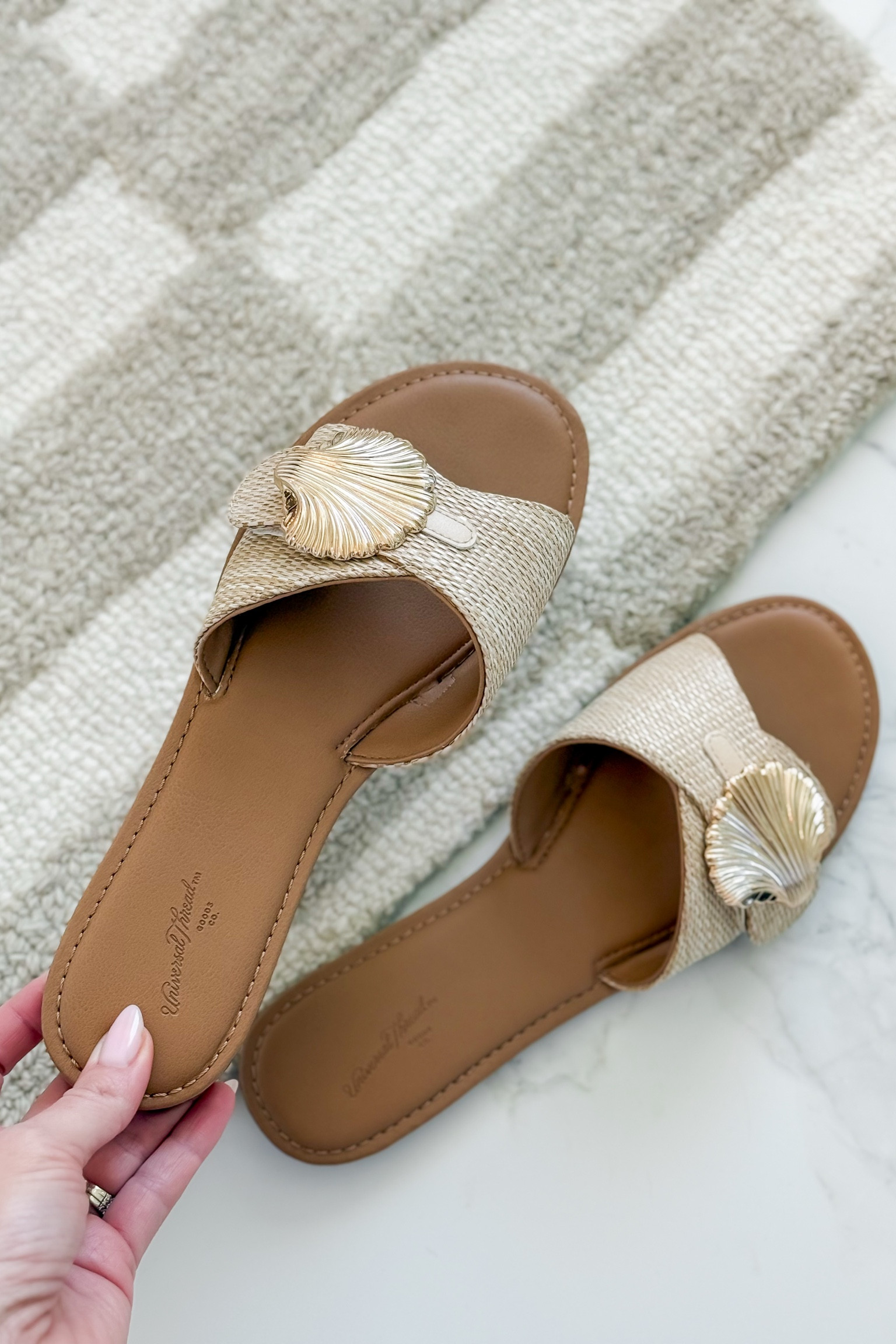 My new sandals, wore them last night - super comfy! I love the detail of the shell, perfect for the summer.

Summer, summer sandals, summer style, outfit inspo, sandals, shell sandals, Target fashion, vacation outfit inspo, resort wear, pool day, lake day, date night

#LTKStyleTip #LTKShoeCrush #LTKSummerEdit