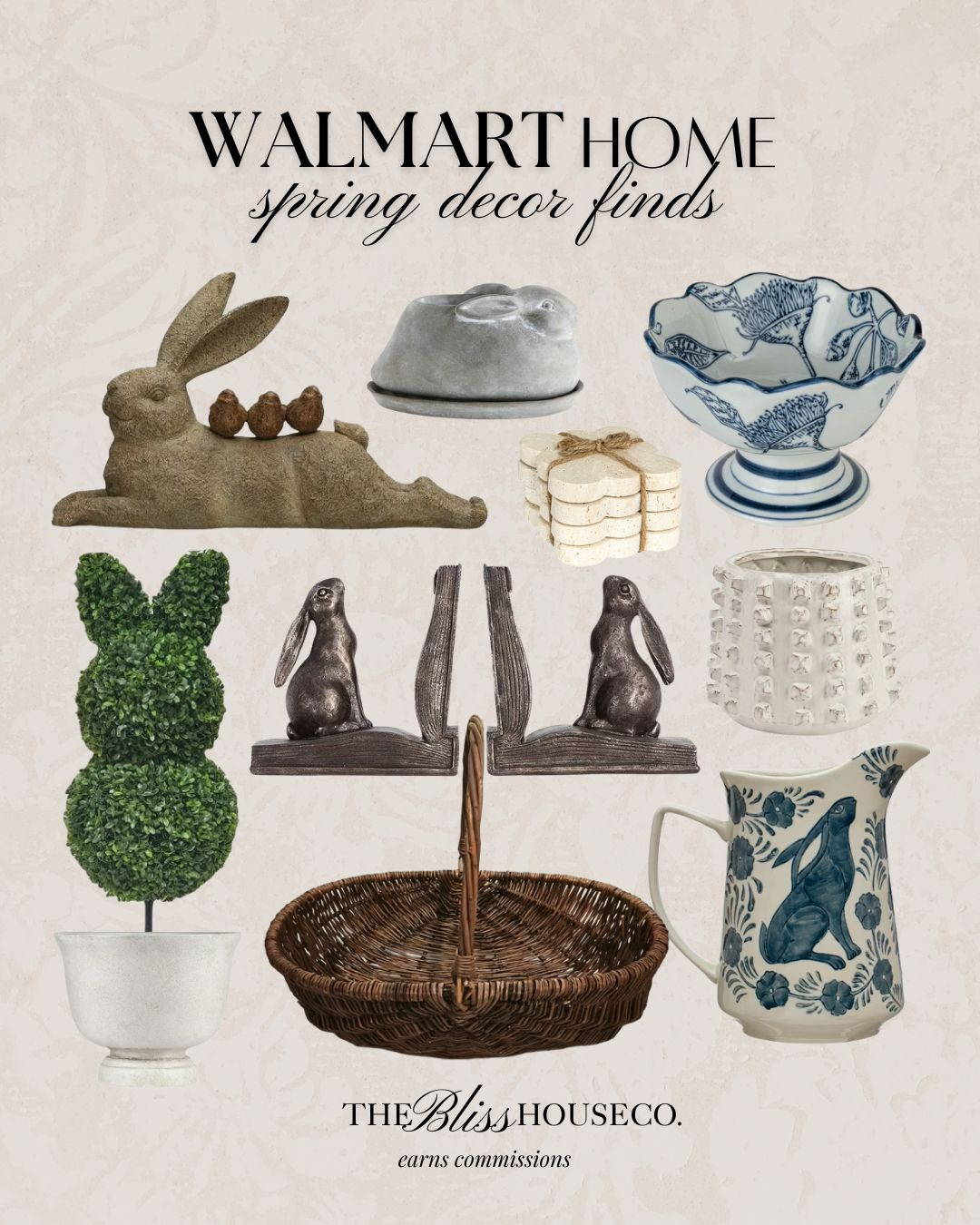 Spring decor finds from Walmart! 🤍
Neutral accents and Easter-ready pieces to refresh your home for the season.

Walmart home decor, spring decor finds, easter decor, rabbit decor, bunny accents, seasonal styling, neutral home, tabletop decor, decorative bowls, woven basket, affordable home finds, spring refresh. 

 #LTKSeasonal #LTKHome