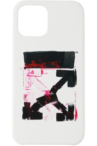Off-White - White Acrylic Arrows iPhone 12 Pro Max Case | SSENSE