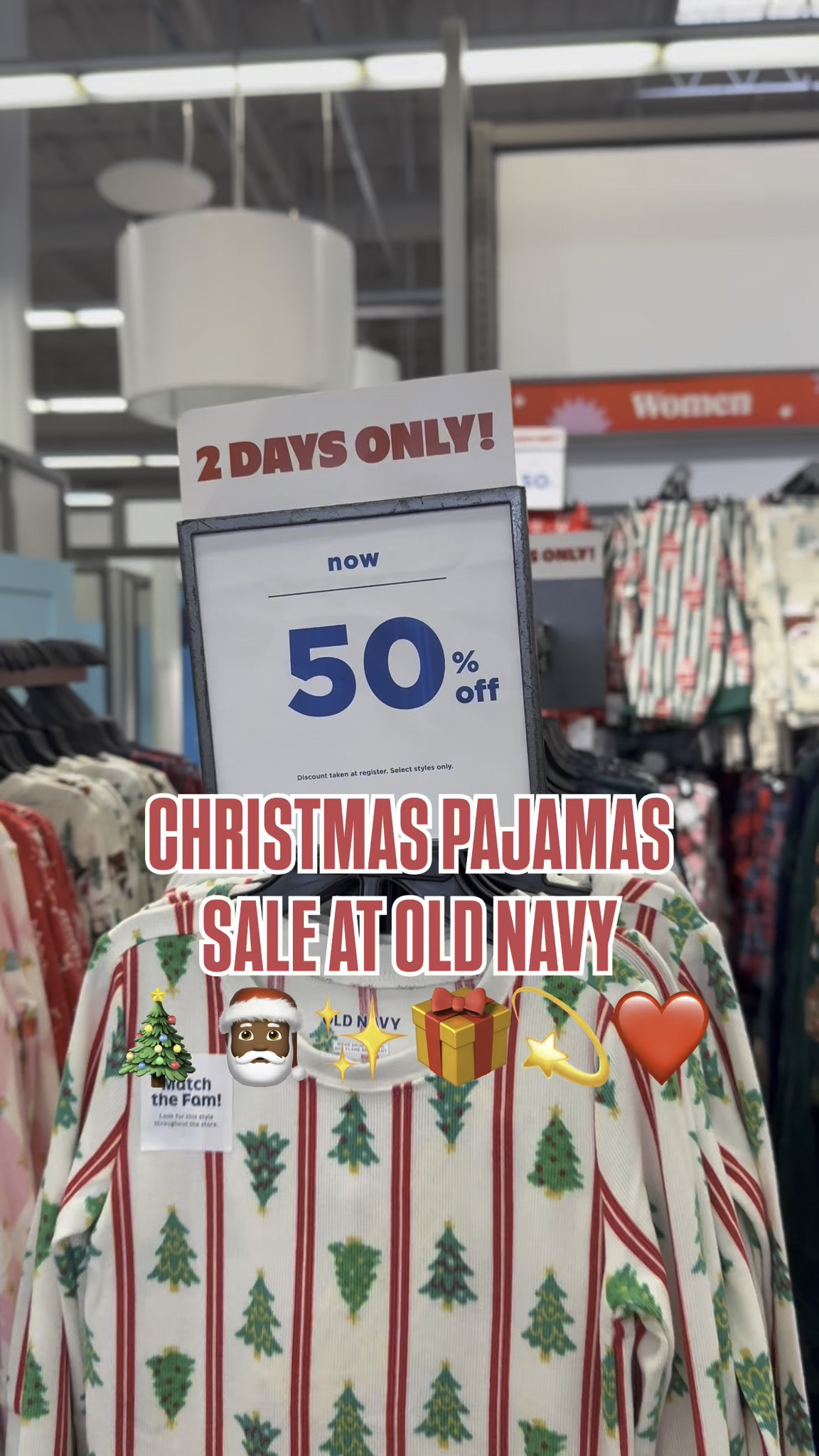 LAST CALL! 🚨🎄

YOU ONLY HAVE A FEW HOURS LEFT TO GET 50% OFF CHRISTMAS PAJAMAS AT OLD NAVY! 🎅🏽❤️

If you’ve been waiting to grab those matching family sets, THIS IS YOUR SIGN! They have the cutest pajamas for babies, toddlers, kids AND adults! 👨‍👩‍👧‍👦

SHOP NOW before the sale is OVER! 🛍️

#OldNavy #ChristmasPajamas #FamilyPajamas #LTKFinds

#LTKSeasonal #LTKSaleAlert #LTKmomlife