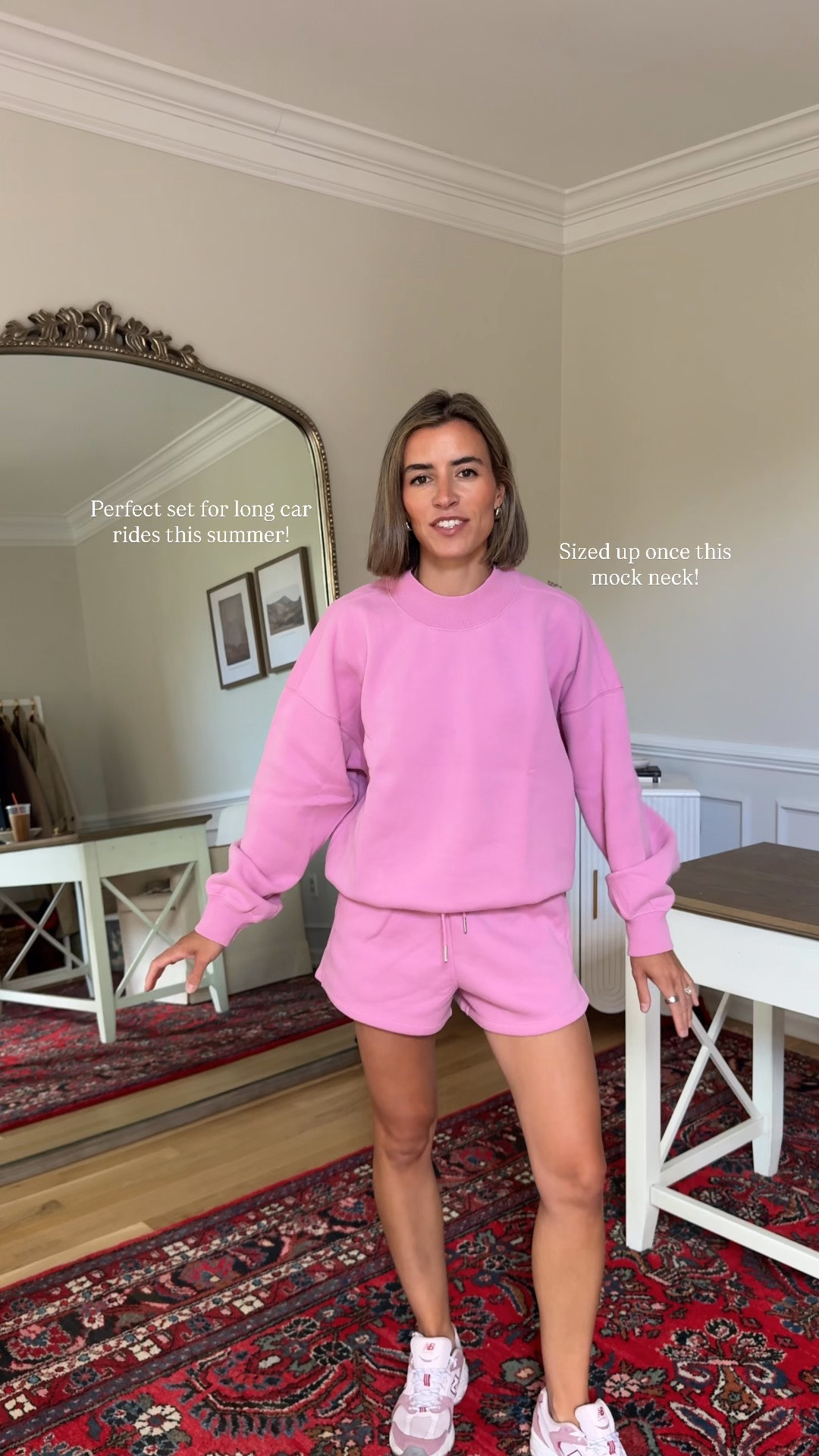 Sized up once to a medium sweatshirt 
Size small shorts

#LTKootd #LTKgrwm #LTKmomlife