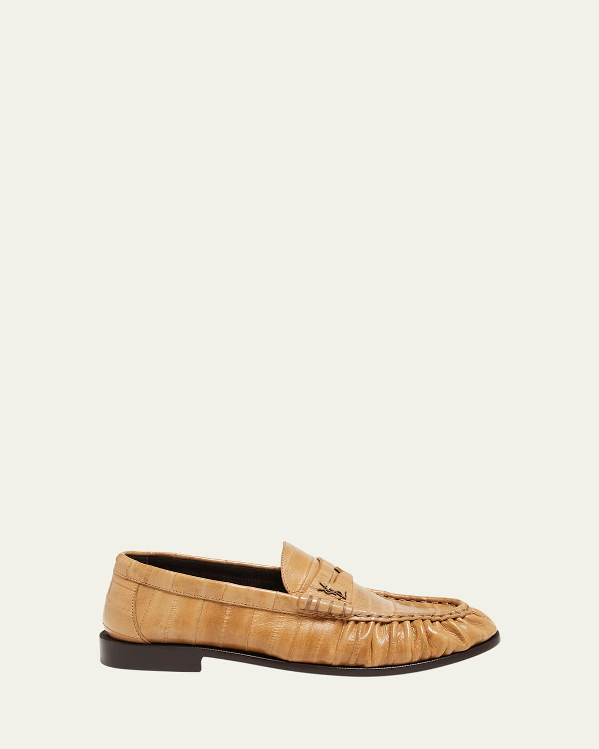 Le Loafer Eel Leather Penny Loafers | Bergdorf Goodman
