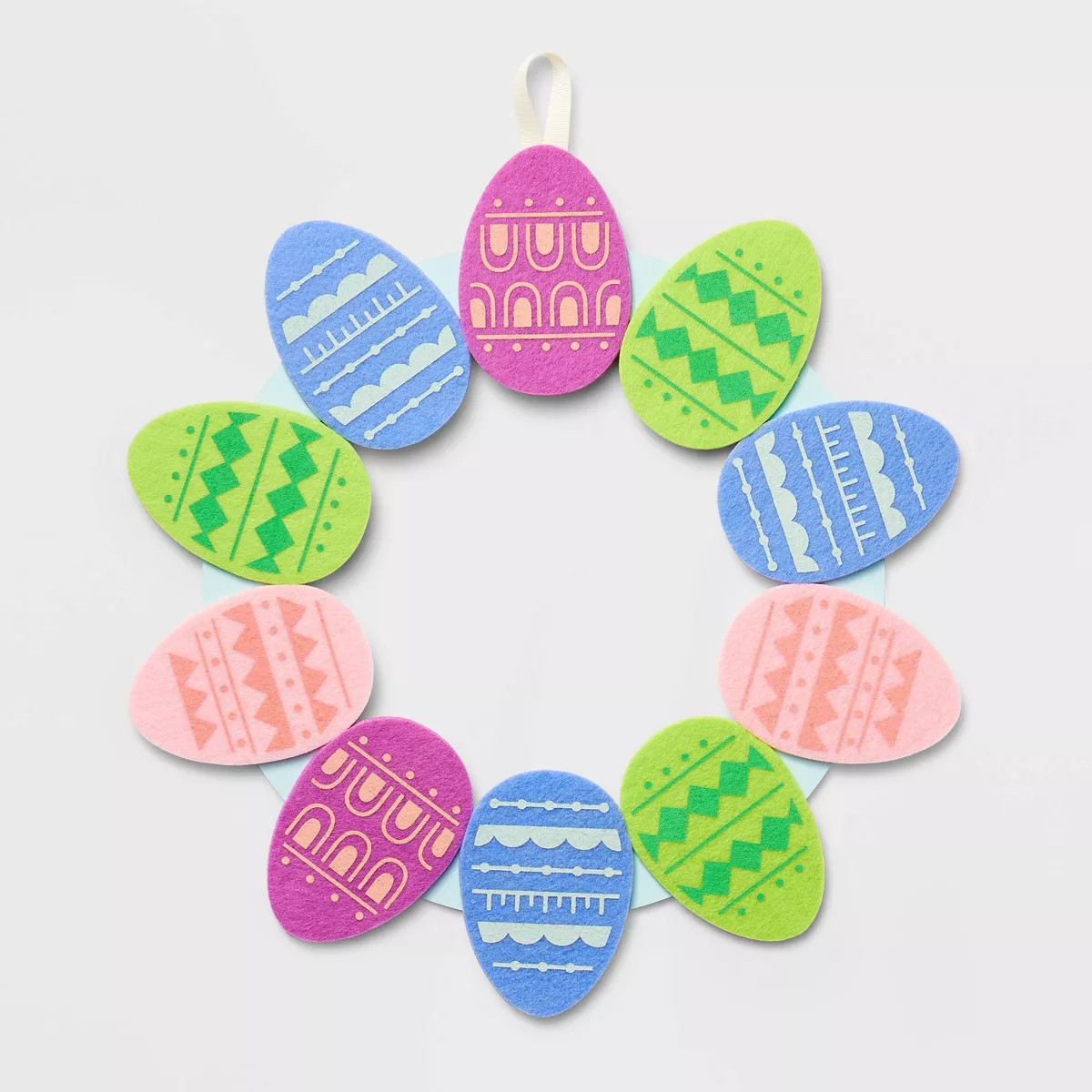 14" Easter Felt Eggs Wreath - Spritz™ | Target