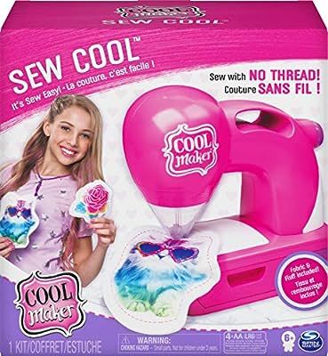 Cool Maker, Sew Cool Sewing Machine with 5 Trendy Projects and Fabric, for Kids 6 Aged and up | Amazon (US)