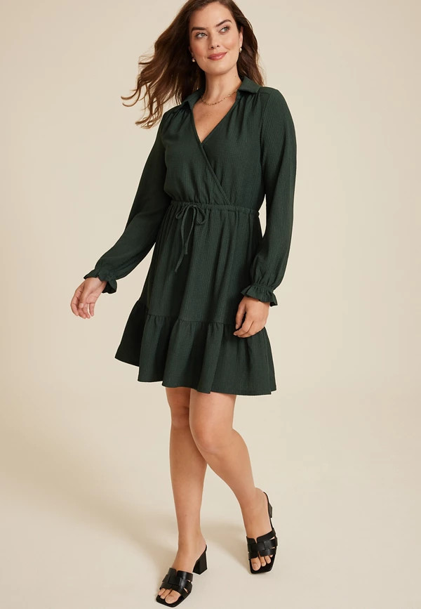 Jonny Collar Skater Dress | Maurices