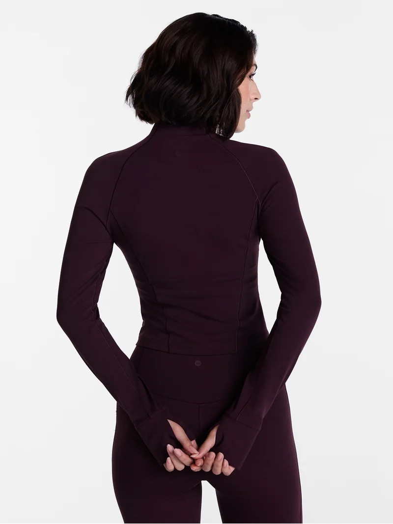 Avia Women\u2019s SoftSculpt Crop Jacket, Sizes XS-XXL | Walmart (US)