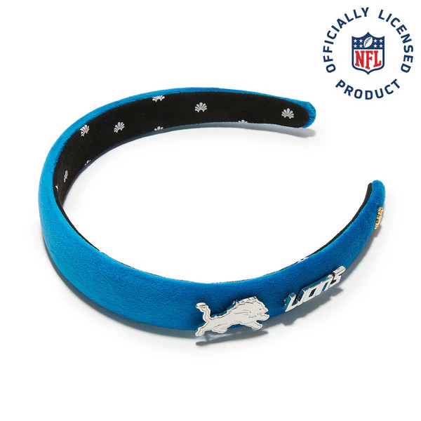 DETROIT LIONS LELE SADOUGHI X NFL BLUE CHARLOTTE HEADBAND | LELE SADOUGHI