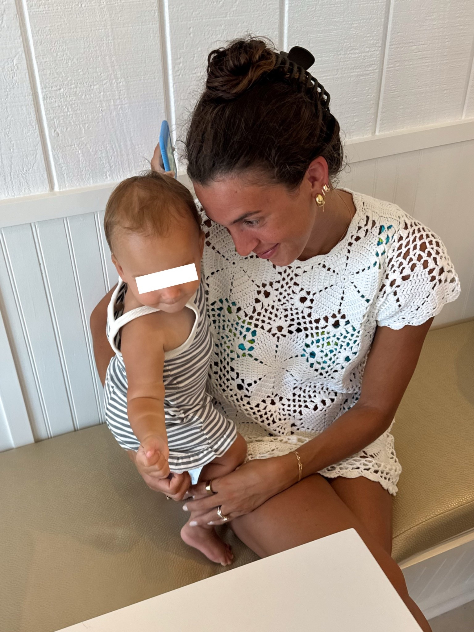 mom and baby summer ootd🤍 beach vacation outfit inspo! Love this crochet swimsuit coverup dress - wearing size M

#LTKootd #LTKmomlife #LTKSwim