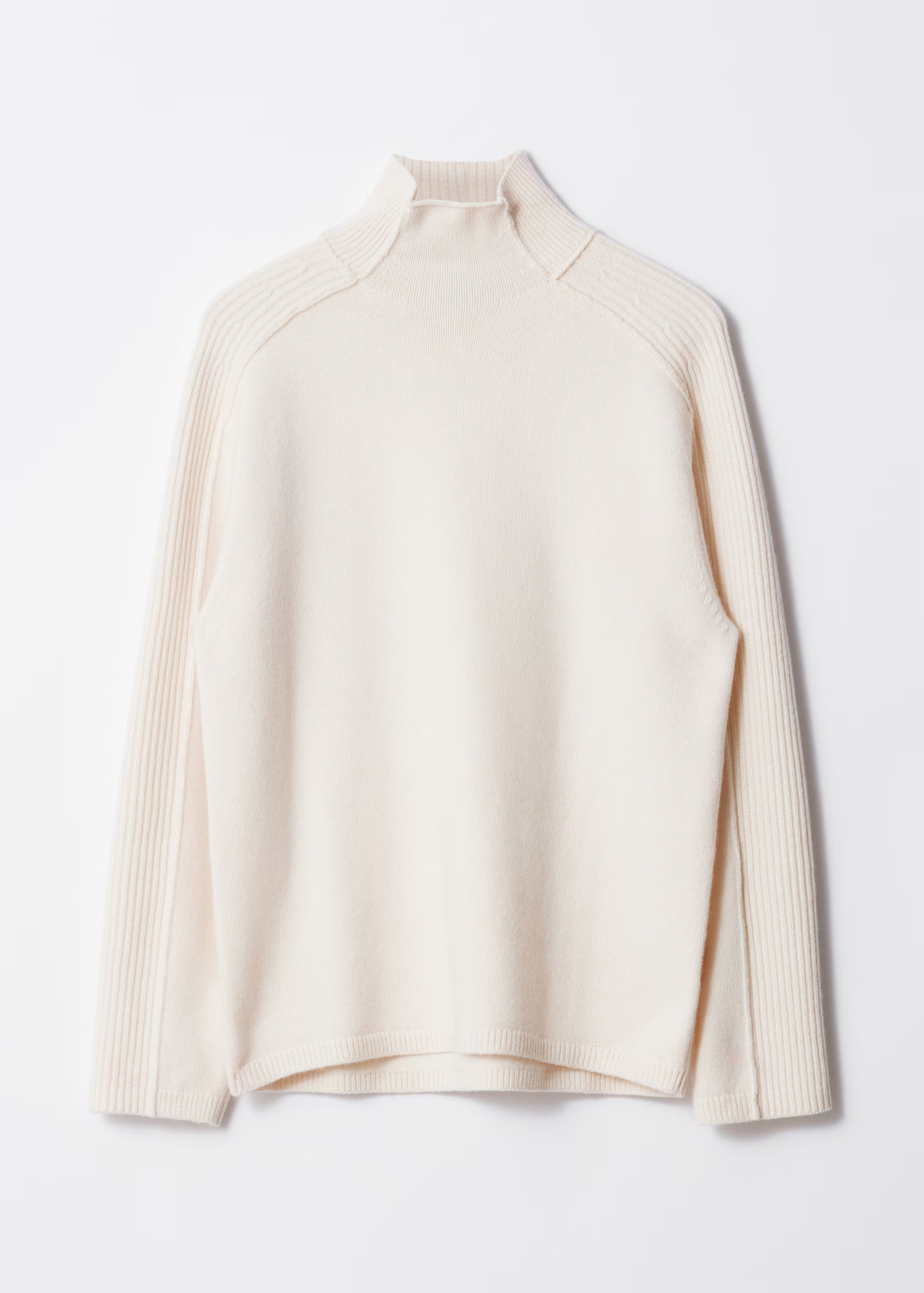 Panelled Wool Turtleneck Jumper | H&M (UK, MY, IN, SG, PH, TW, HK)