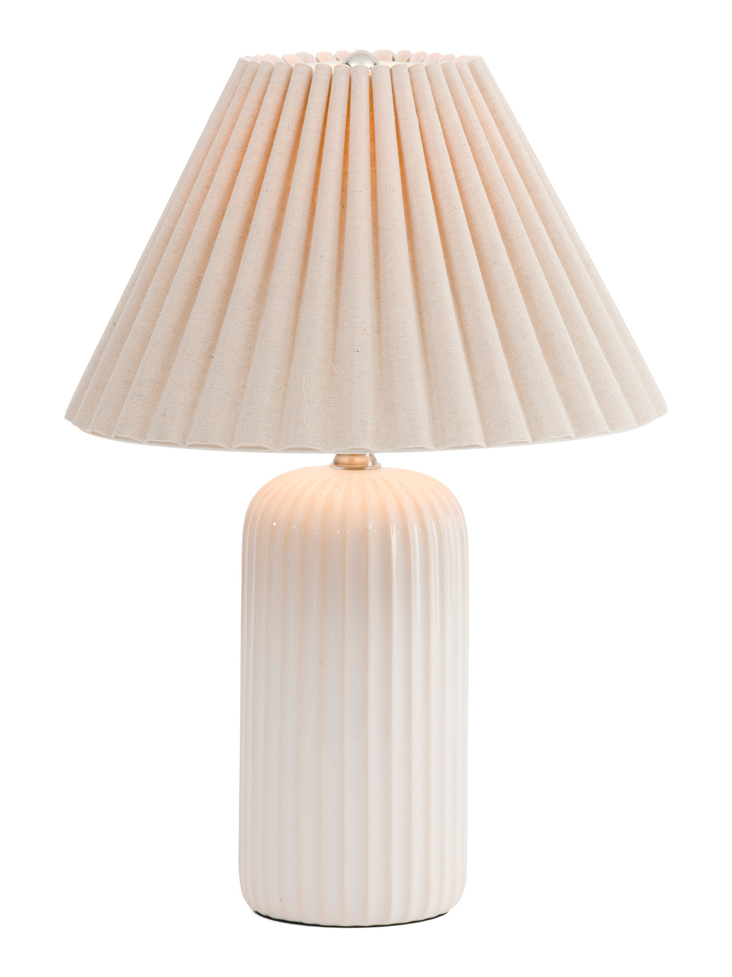 19in Ceramic Fluted Table Lamp | TJ Maxx