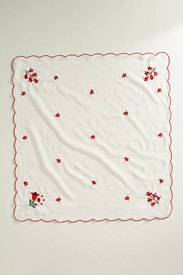 Scandinavian Floral Cotton Bandana | Anthropologie (US)