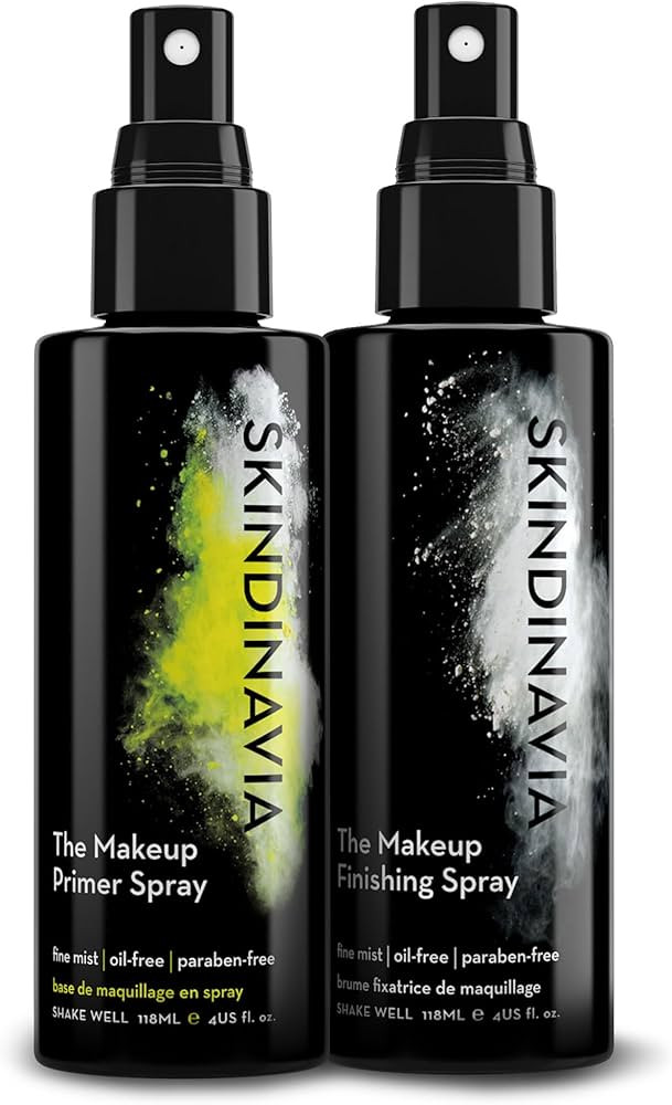 Skindinavia Makeup Primer + Makeup Finishing Spray, Hydrating Spray, Pore Minimizing Primer Mist,... | Amazon (US)