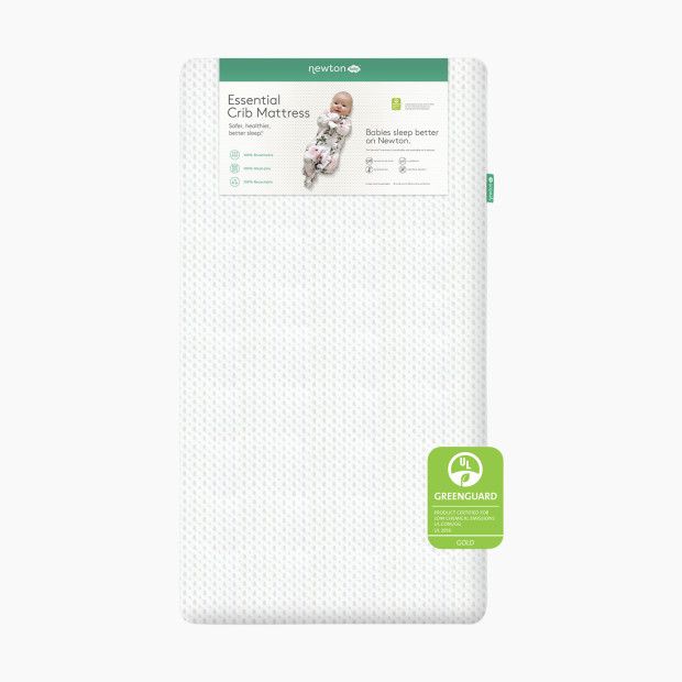 Newton Baby Essential Breathable Standard Size Crib Mattress in White | 100% Polyester | Babylist