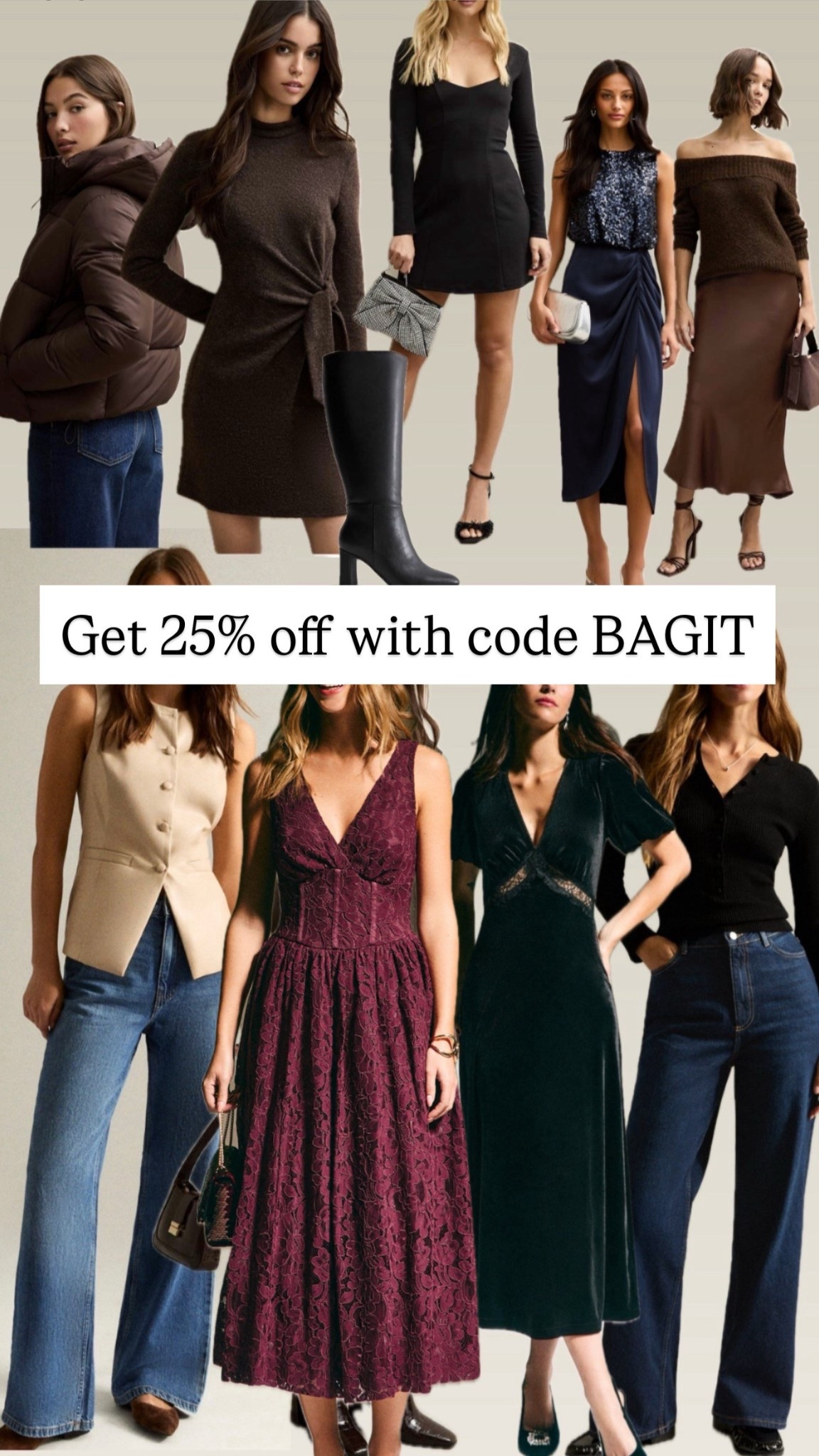 Get 25% off with code BAGIT25 today only! 

#LTKsale #LTKjeans #LTKuk