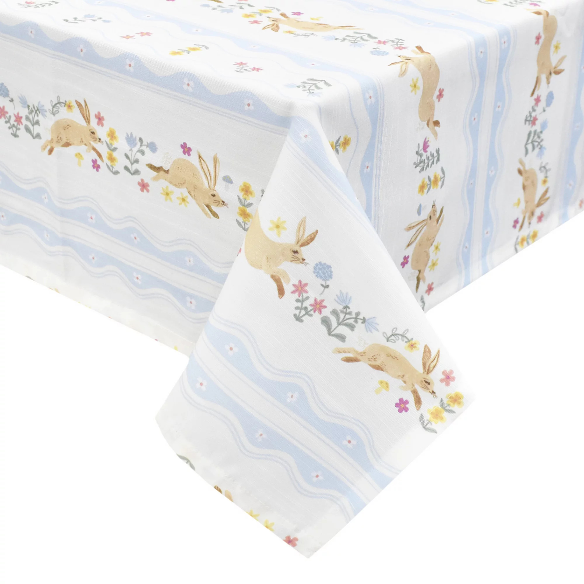 Celebrate Together™ Easter Rabbit Stripe Printed Woven Tablecloth | Kohl's