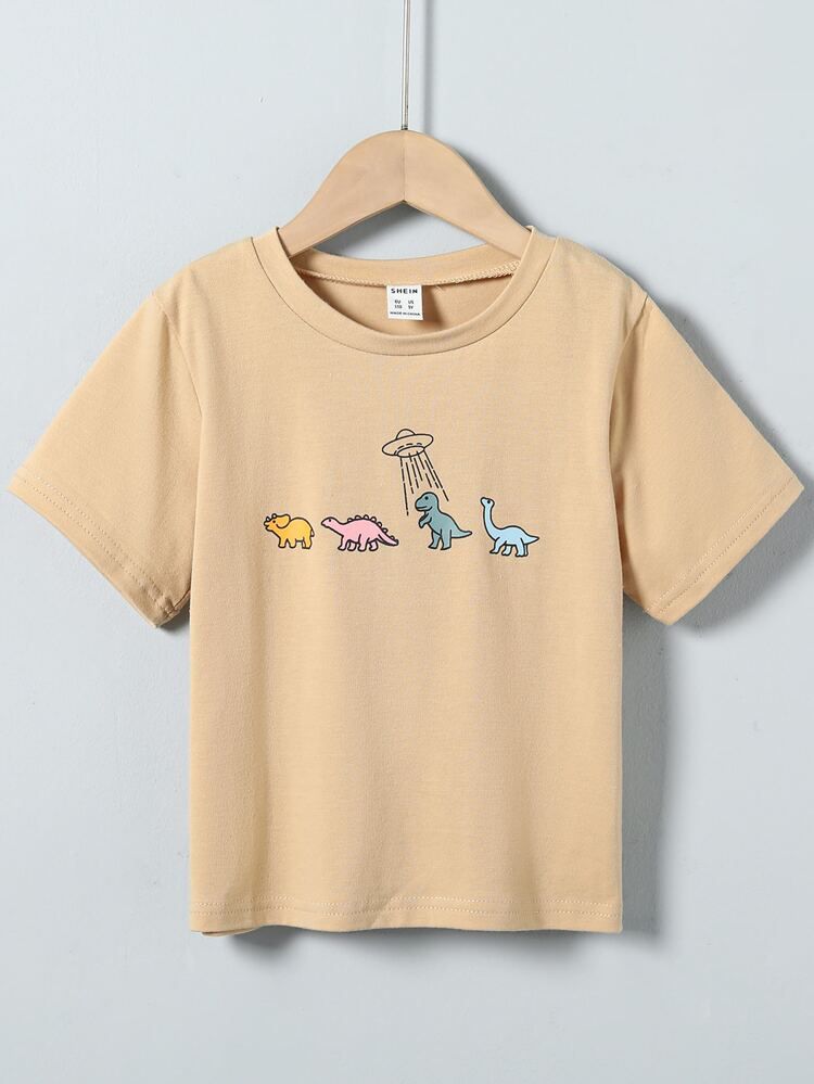 Toddler Girls Dinosaur Print Tee | SHEIN